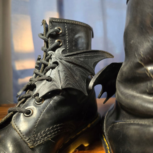 Bat Wing Boot Lace Accessory Set