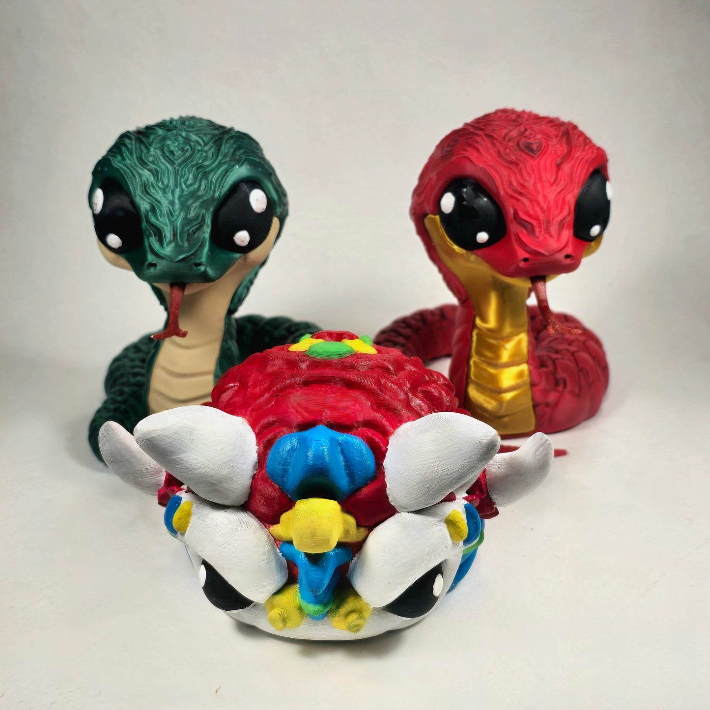 Good Luck Year of the Snake Figurine | Hand-Painted & Original Design