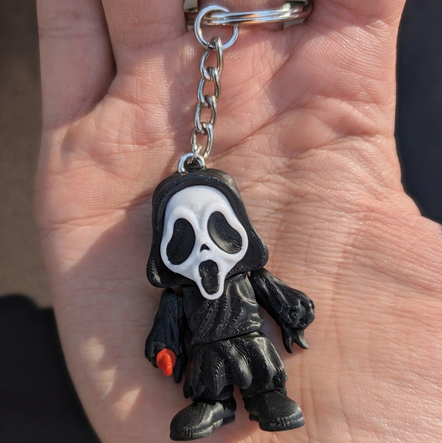 Scary Scream Mask Mini Keychain