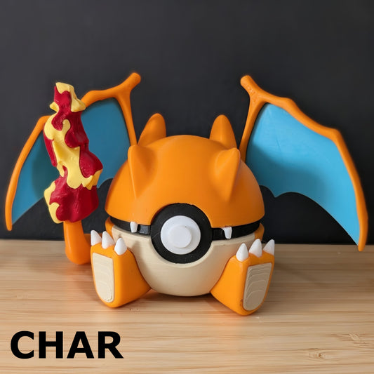 Anime-Style Capture Ball – 3D Printed Collectible