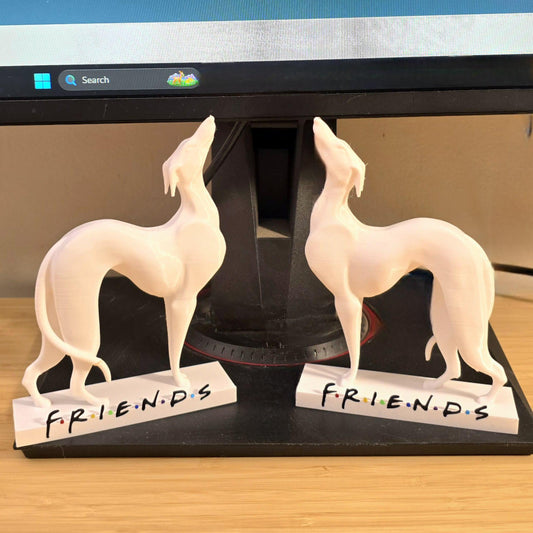 Minimalist Greyhound Statue – Modern 5 Inch Dog Sculpture Decor