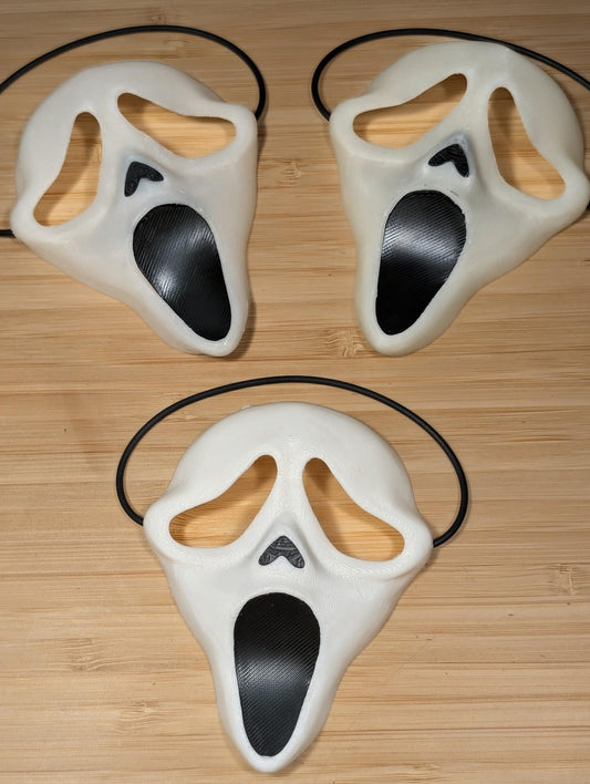 Glow in the Dark Scary Mask for Dolls | Blue or Green Glow