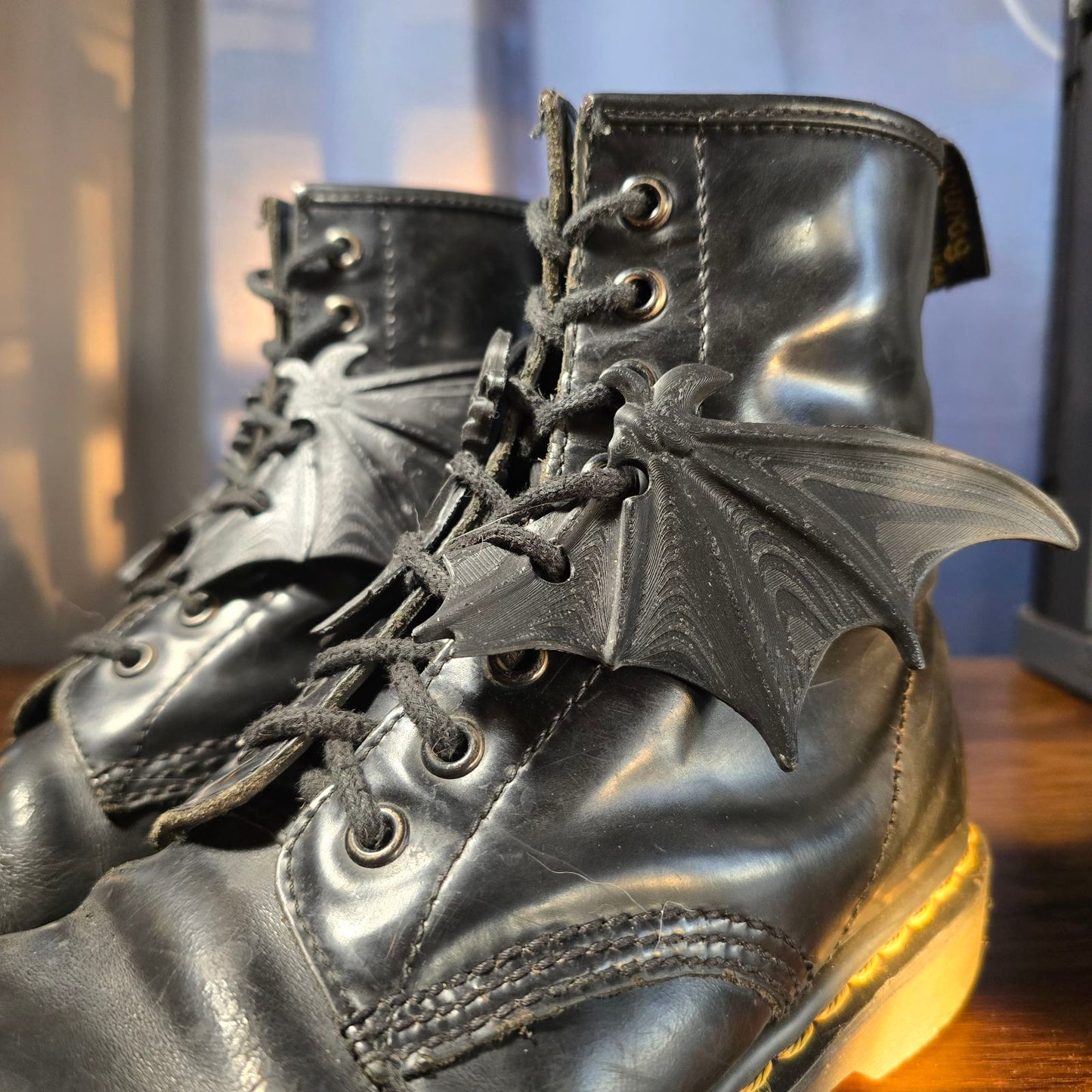 Bat Wing Boot Lace Accessory Set