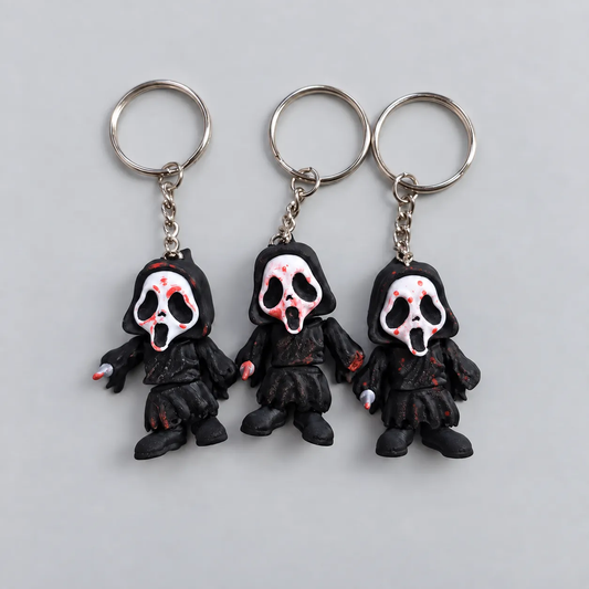 Bloody Scream Mask Mini Keychain