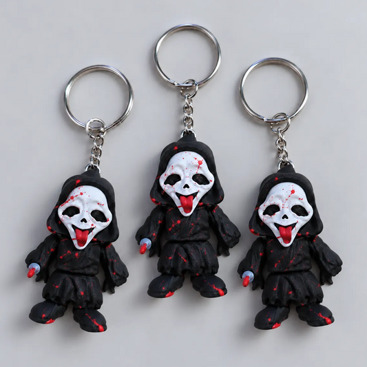 Bloody Stoned Scream Mask Keychain