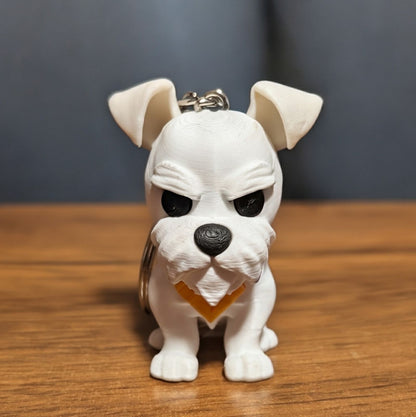 Hero Dog Keychain, Caped Pup Bag Charm, Original 3D Printed Dog Accessory