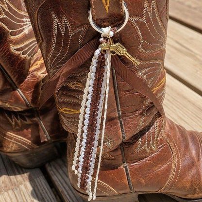 Revolver Boot Charm Set – Handmade Boot Bows & Charms