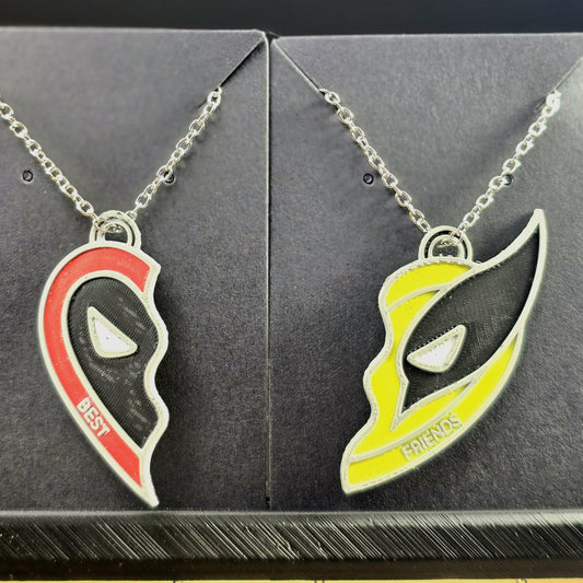Deadpool & Wolverine Friendship Necklaces