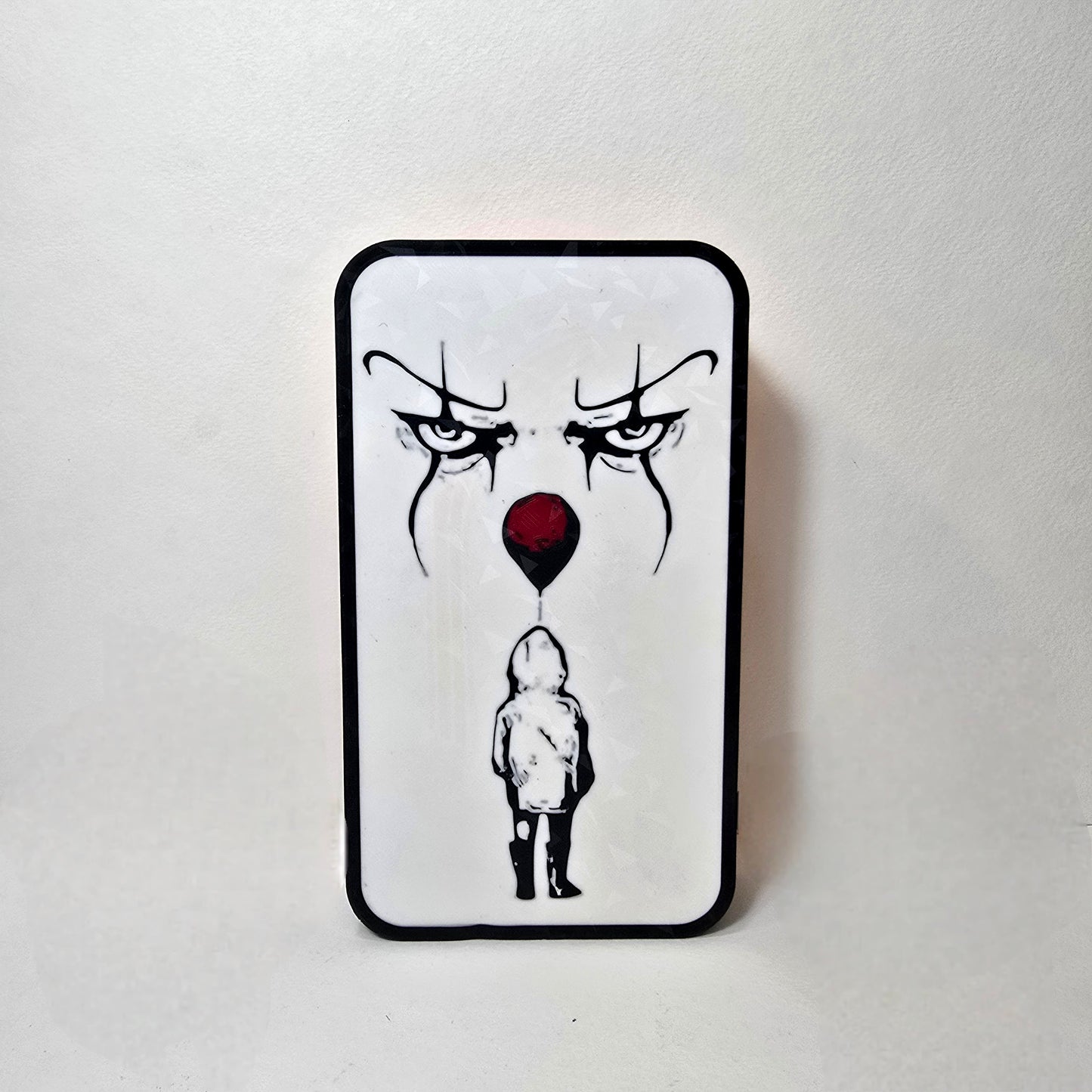 Horror-Themed LED Light Box | USB-C Powered Nightlight