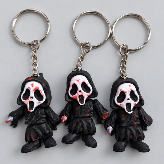 Bloody Scream Mask Mini Keychain