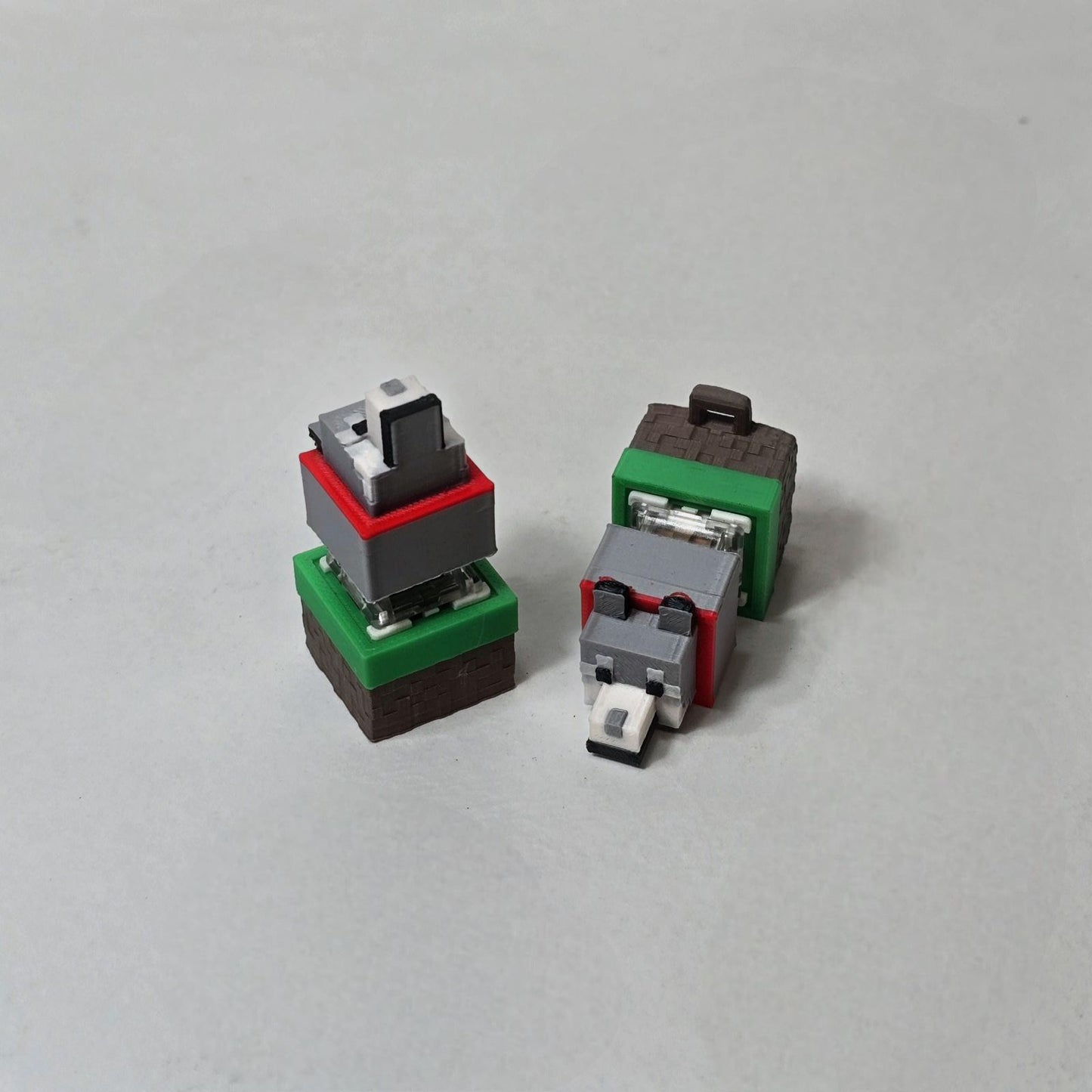 Sheep, Wolf, Pig | MC Keycap Clicker Toy