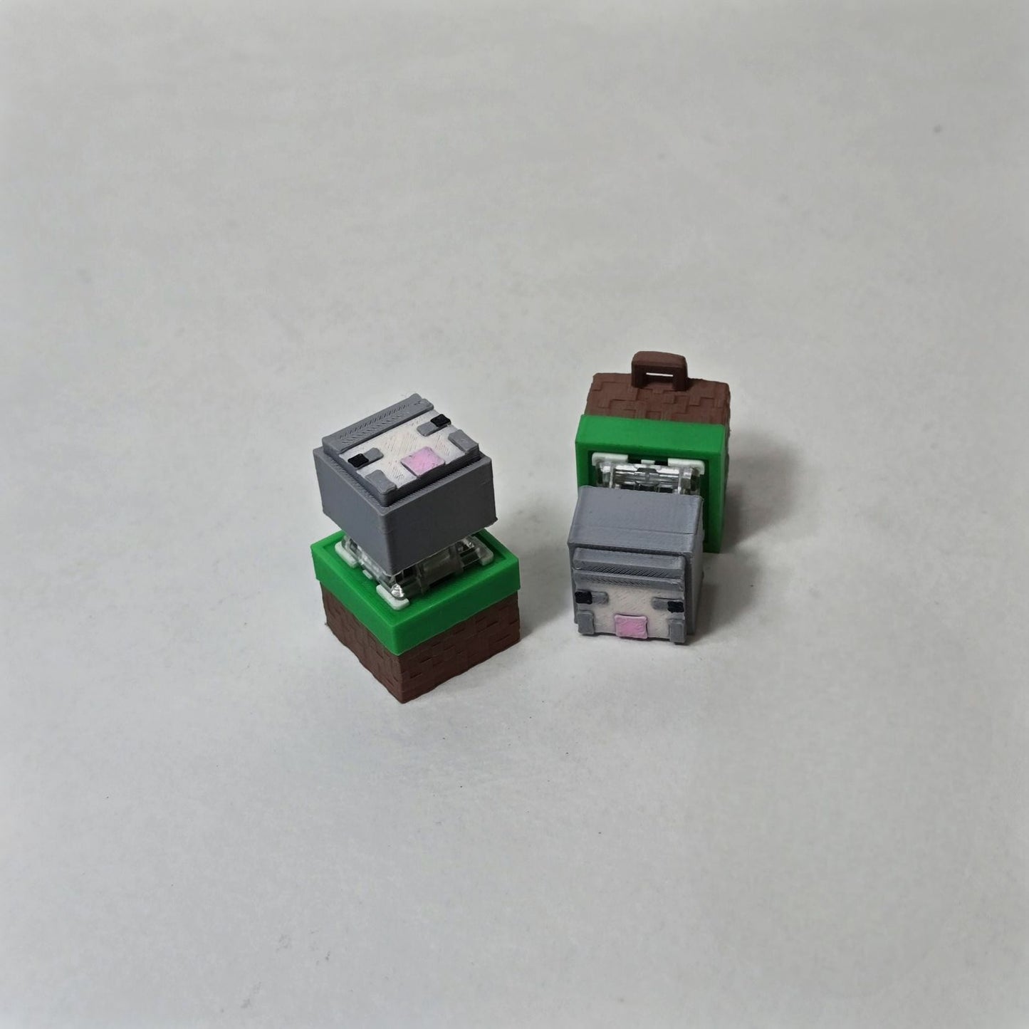 Sheep, Wolf, Pig | MC Keycap Clicker Toy