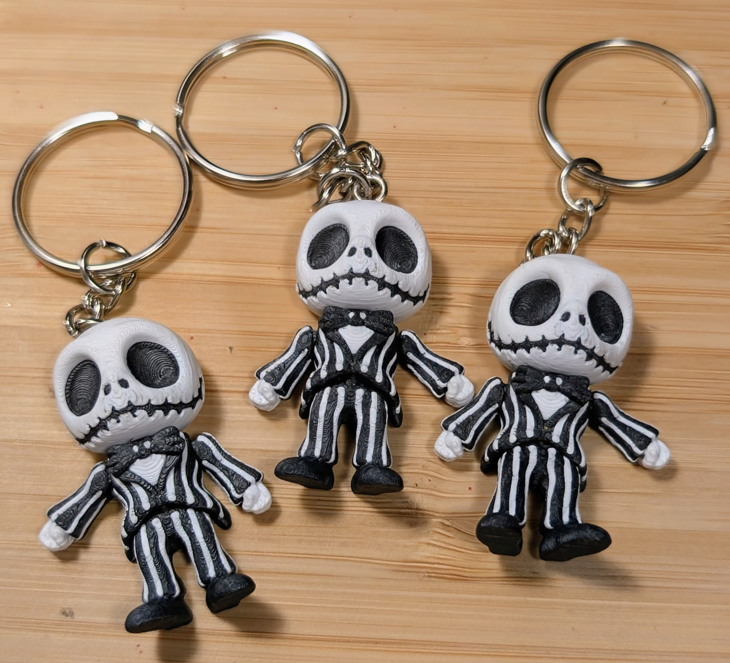 Oogie, Sally & Pumpkin Jack Mini Keychains
