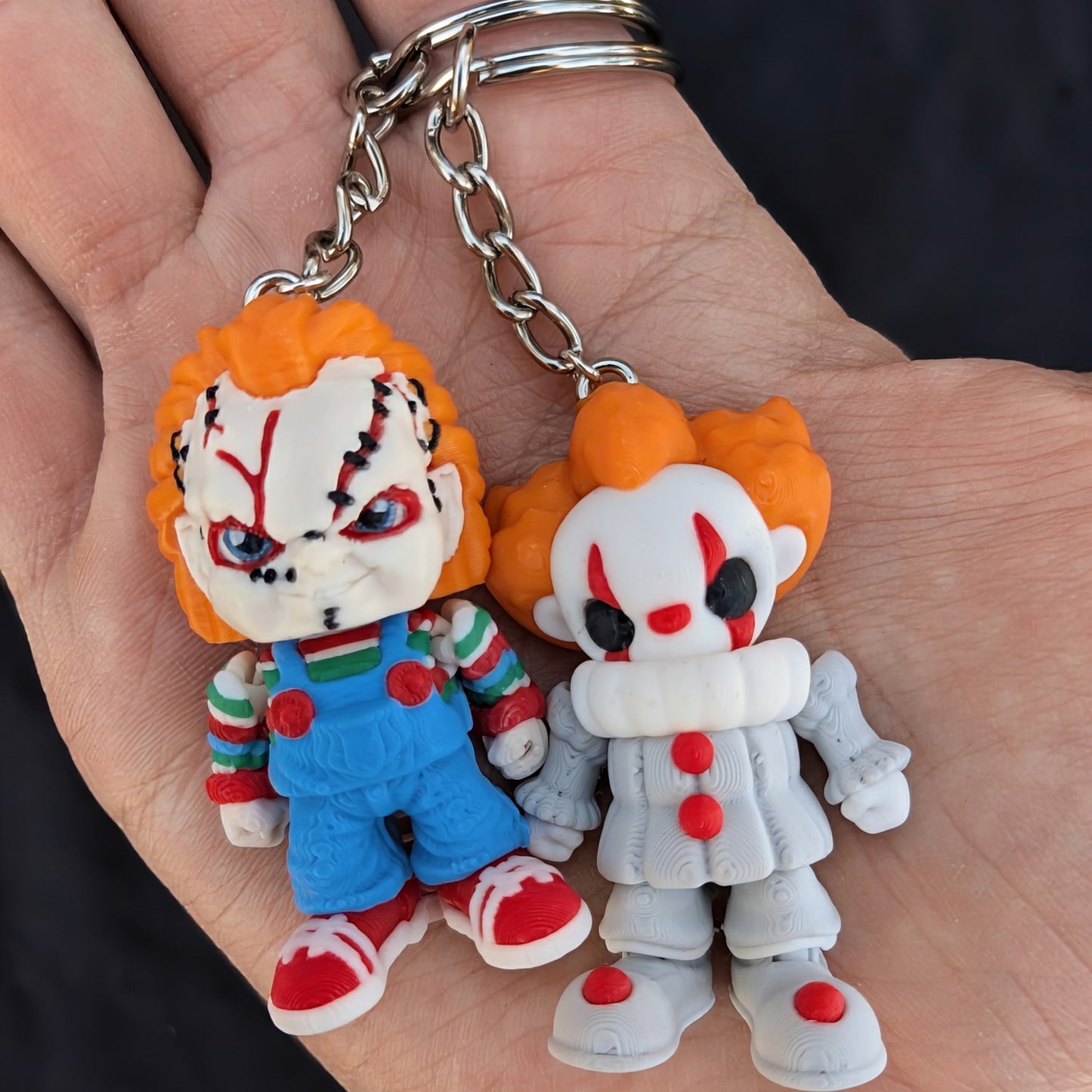 Halloween Slasher Mini Keychains | Horror Movie-Inspired Charms