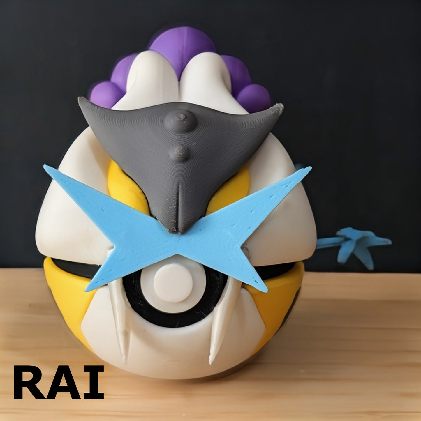 Anime-Style Capture Ball – 3D Printed Collectible