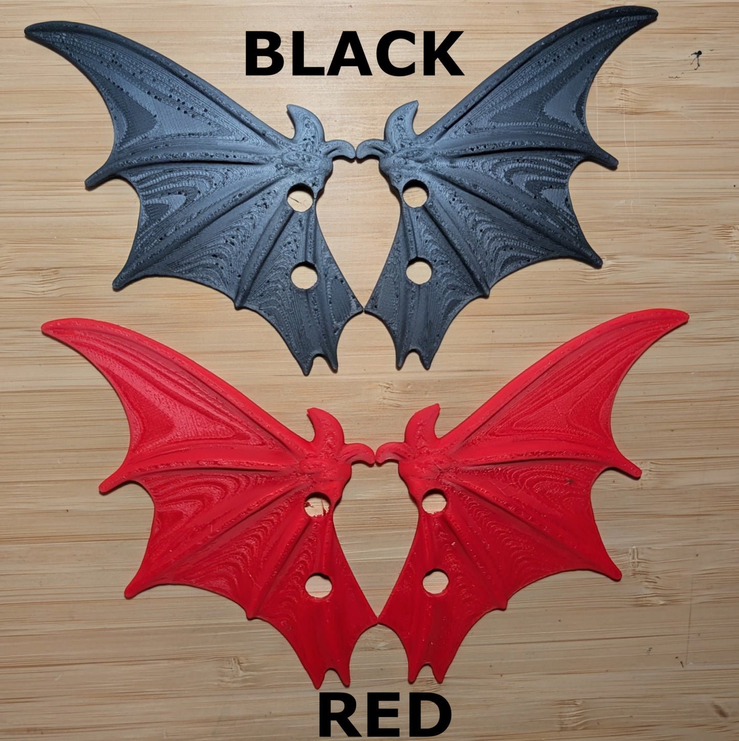 Bat Wing Boot Lace Accessory Set