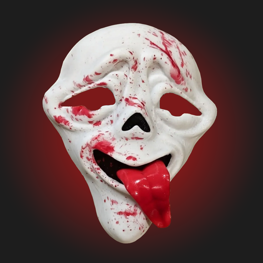 Scary Movie Mask with Blood Spatter for 20cm Doll