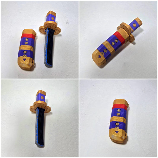 Anime Fidget Katanas | Zoro-Inspired Collectible Blades | (Enma,Wado-Ichimonji,&Sandai-Kitetsu)