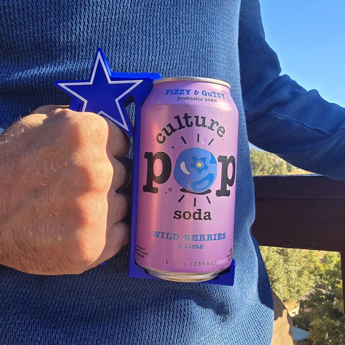 Snap-N-Handle | Customizable Team and Designs | Beer and Pop Can Holder