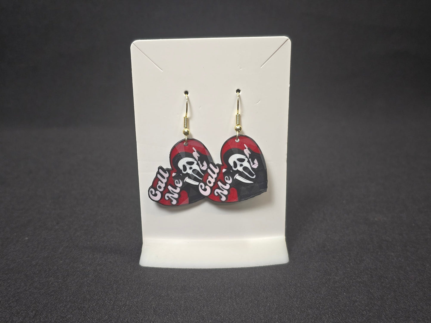 Horror Themed Earrings, Slasher Film Earrings, Halloween Jewelry