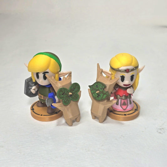 LoZ Mini Figurines | (Link, Koroks, Princess Zelda)