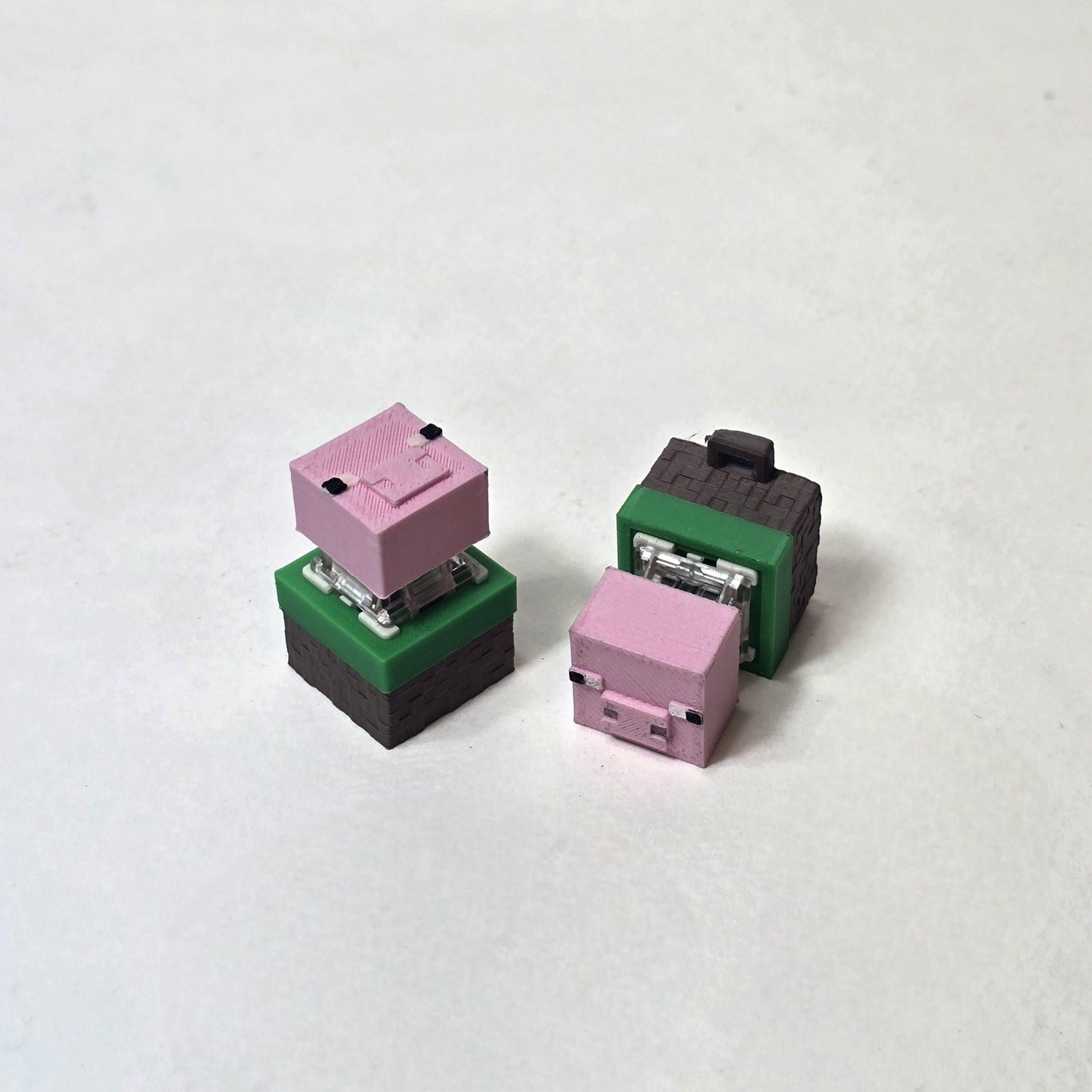 Sheep, Wolf, Pig | MC Keycap Clicker Toy