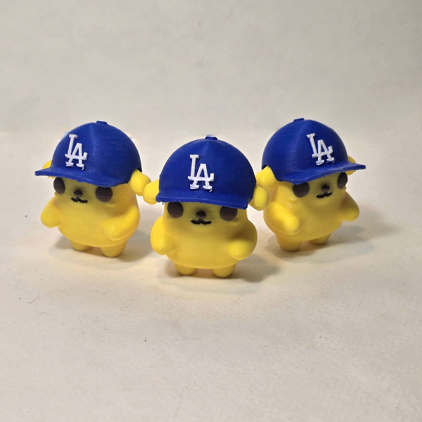 Hello-Kitty Baseball Mini Figurine Set | Dodgers-Inspired Kitty & Friends Collection