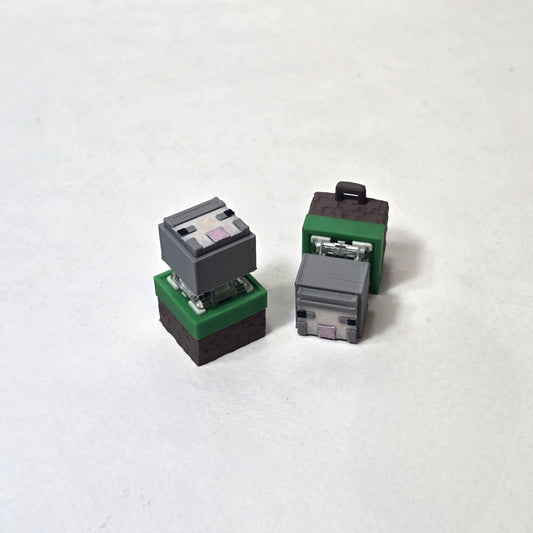 Sheep, Wolf, Pig | MC Keycap Clicker Toy