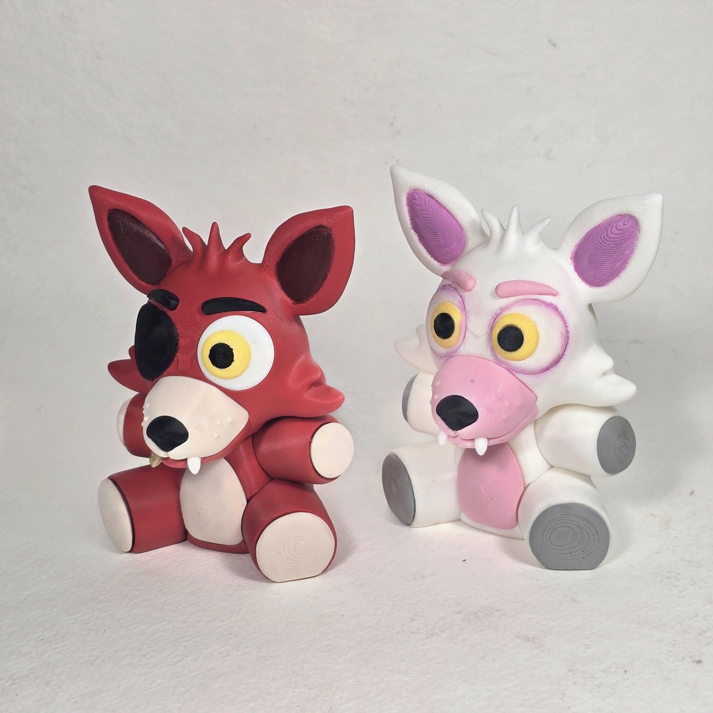 Freddy, Foxy 3D Printed Plush (Golden Freddy, Funtime Foxy, Funtime Freddy)