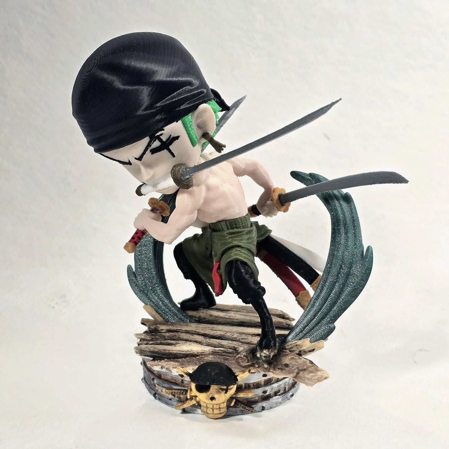 Hand-Painted Anime Figurines (Zoro&Awakened-Luffy)