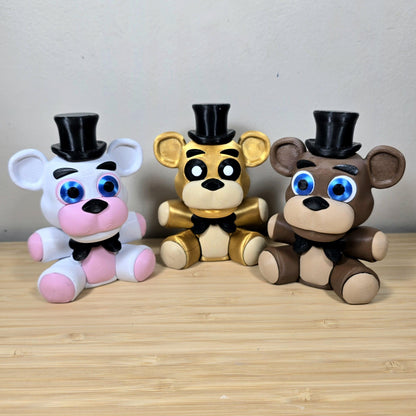 Freddy, Foxy 3D Printed Plush (Golden Freddy, Funtime Foxy, Funtime Freddy)