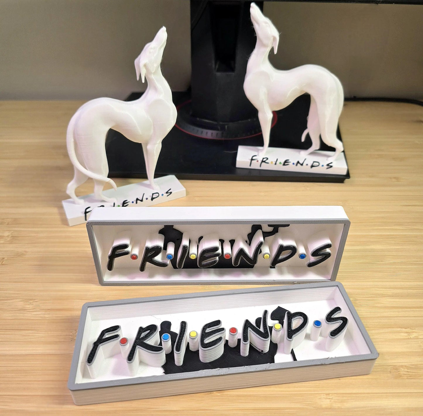 Pat the Dog Statue | Friends-Inspired Greyhound Decor