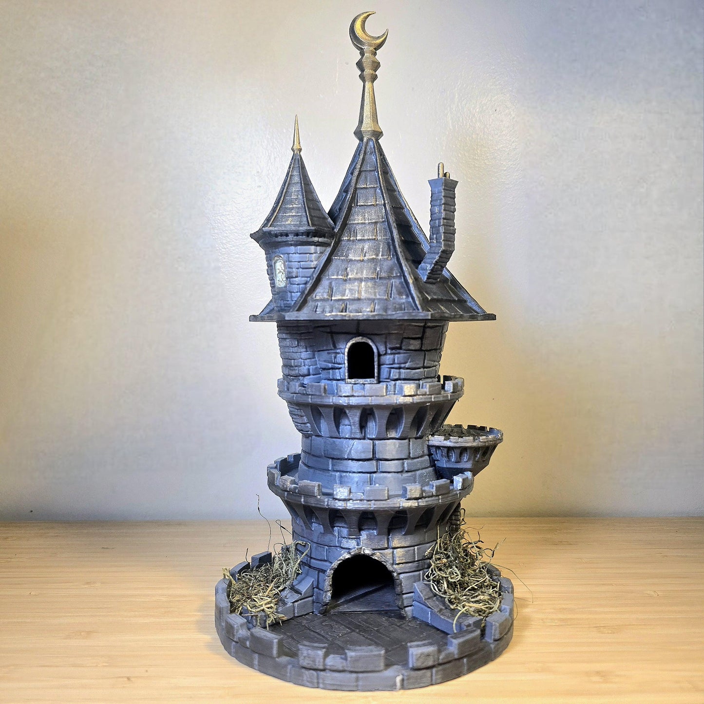 Dice Tower | Medieval Themed | Artisan Hand Painted | D&D