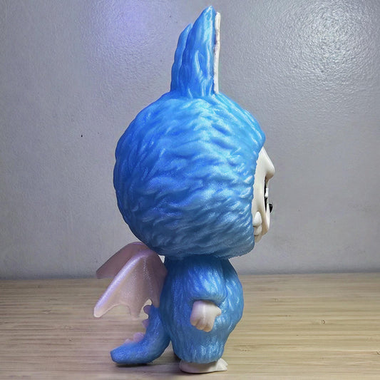 Labubu Angel in Clouds | 3D Printed Fan Art Figure