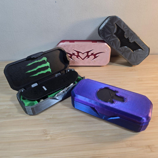 Custom Fingerboard Case | Holds Board, Tool, Wheels & Parts