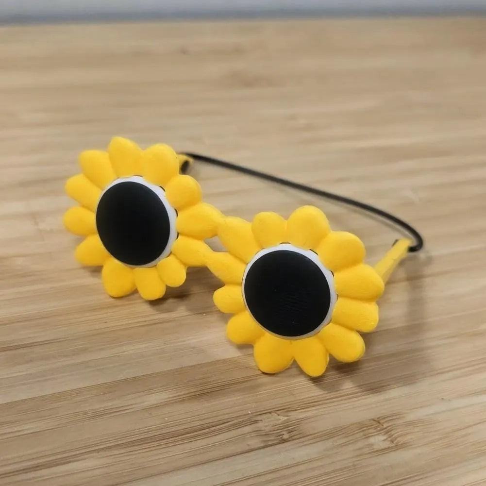 Sunflower Glasses and Top Hat for 20cm Bubu Dolls