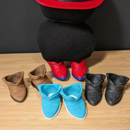 Cowboy Boots for 20cm Bubu Dolls | Custom Color Shoe and Sole
