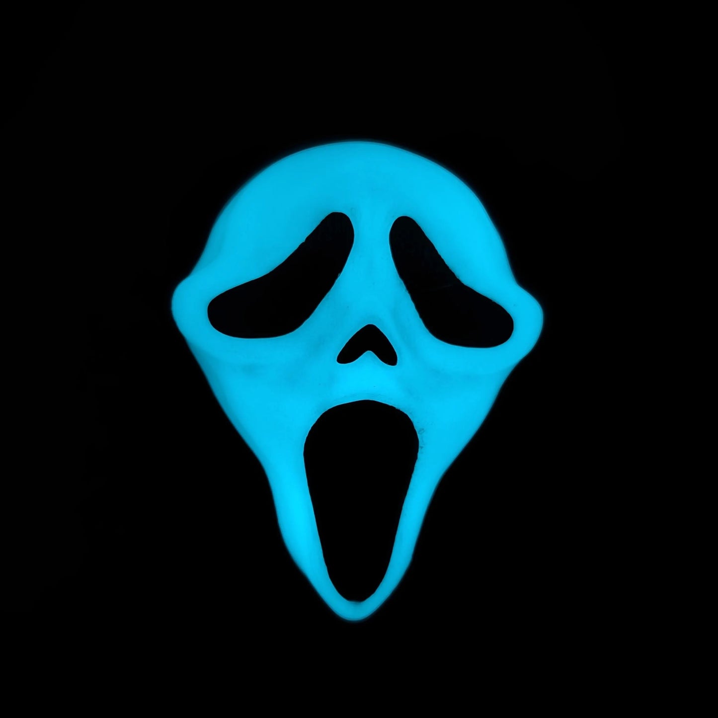 Glow in the Dark Scary Mask for Dolls | Blue or Green Glow