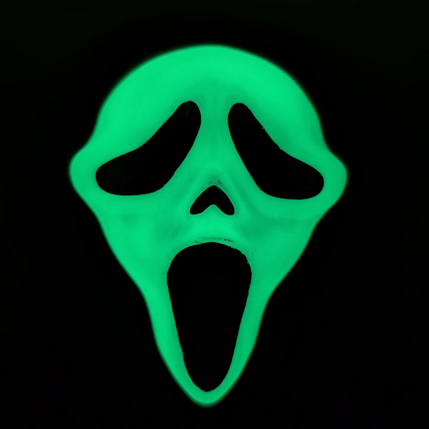 Glow in the Dark Scary Mask for Dolls | Blue or Green Glow