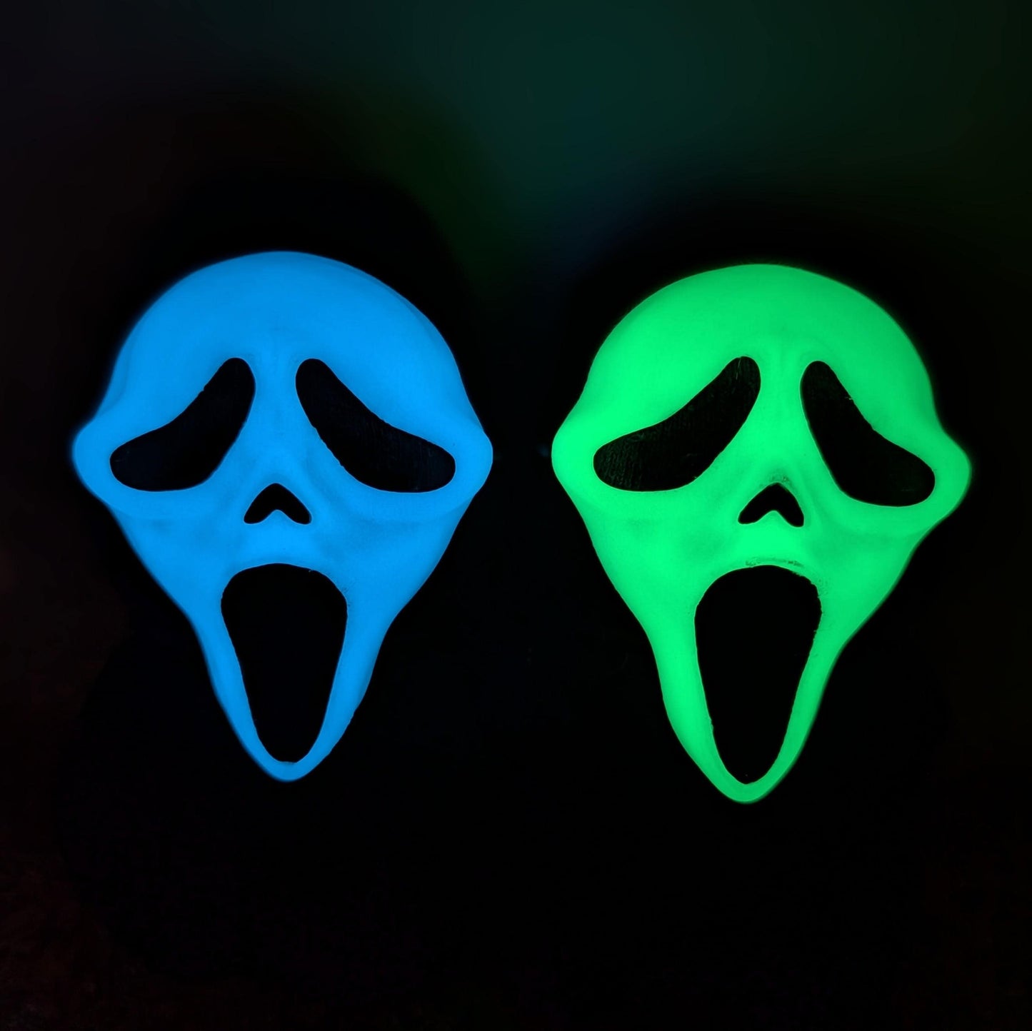 Glow in the Dark Scary Mask for Bubu | Blue or Green Glow