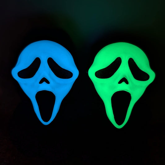 Glow in the Dark Scary Mask for Bubu | Blue or Green Glow