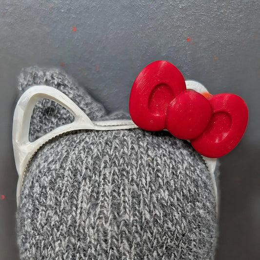 Hello-Kitty Ears Headband for 20cm Dolls